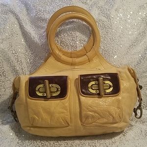 Babee D Leather handbag